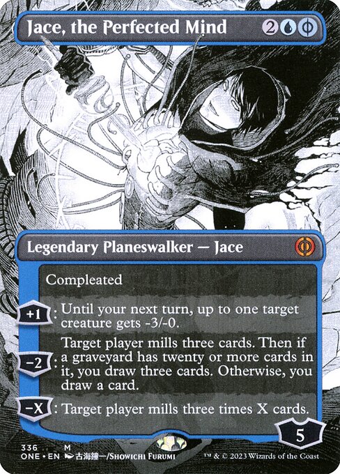[Foil] ONE 336 Jace, the Perfected Mind (336 - Borderless Manga) M