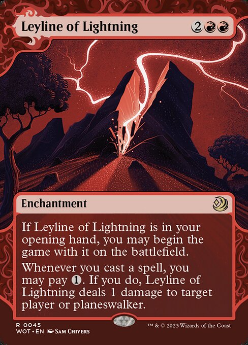 [Foil] WOT 045 Leyline of Lightning (0045) R