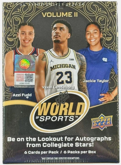 2025 Upper Deck World of Sports Volume 2 - Blaster Box