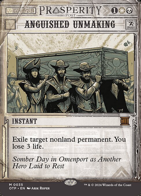 [Foil] OTP 035 Anguished Unmaking (0035 - Showcase) M