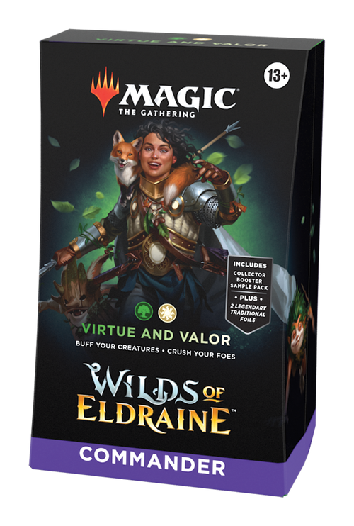 MTG Wilds of Eldraine (WOE) Commander Decks - Virtue and Valor
