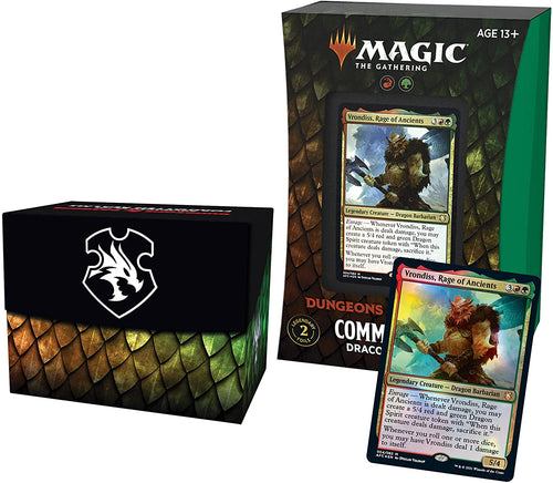 MTG Adventures in the Forgotten Realms (AFR) Commander Deck - Draconic Rage (Red-Green)