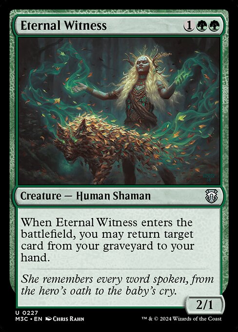 [Foil] M3C 227 Eternal Witness (Ripple Foil) U