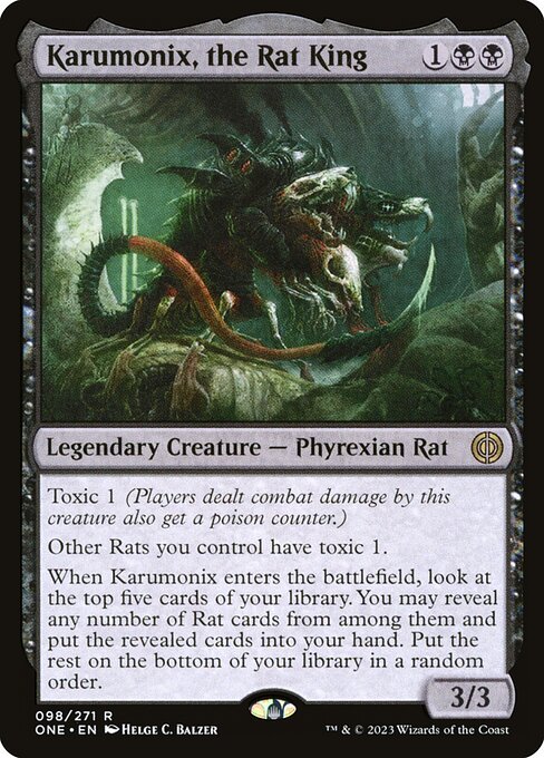 [Foil] ONE 098 Karumonix, the Rat King R