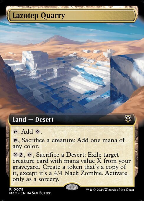 [Foil] M3C 079 Lazotep Quarry (0079 - Extended Art Ripple Foil) R
