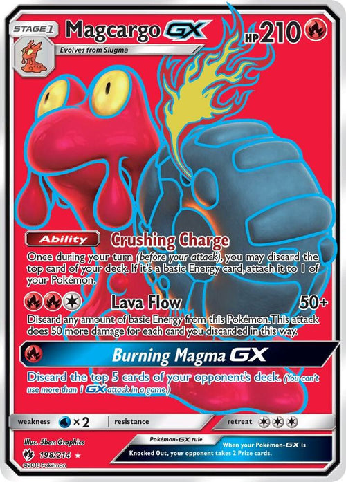 SM8 198/214 Magcargo GX SR