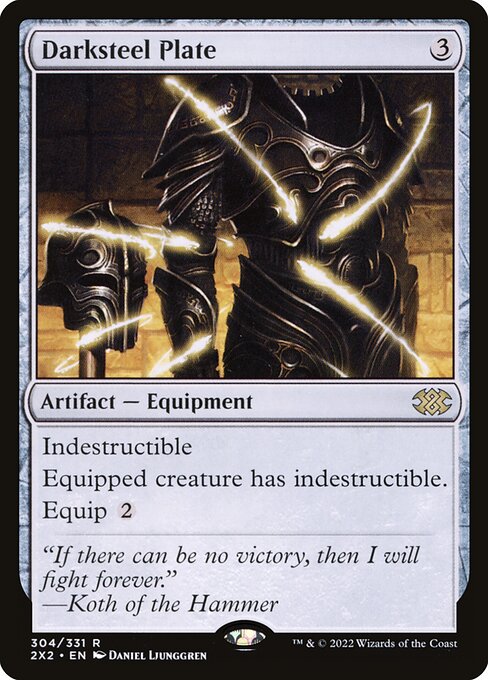 [Foil] 2X2 304 Darksteel Plate R