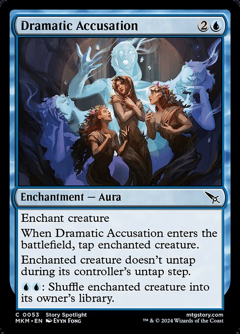 [Foil] MKM 053 Dramatic Accusation C