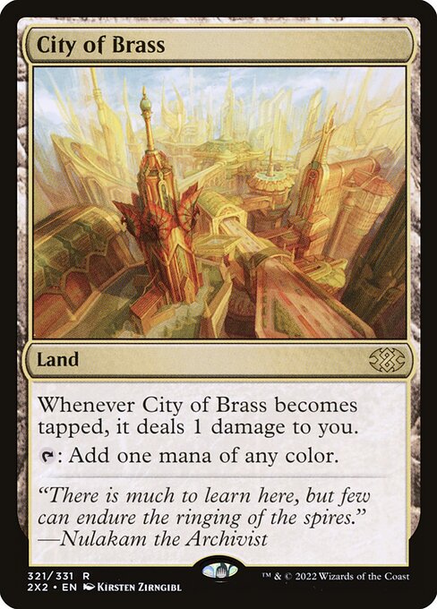 [Foil] 2X2 321 City of Brass R