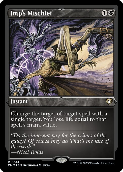 [Foil Etched] CMM 514 Imp's Mischief (Foil Etched) R