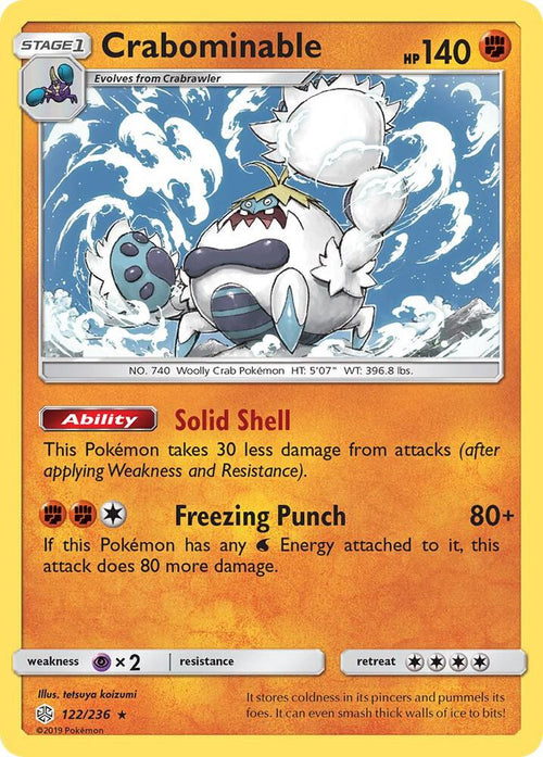 [Reverse Holo] SM12 122/236 Crabominable R