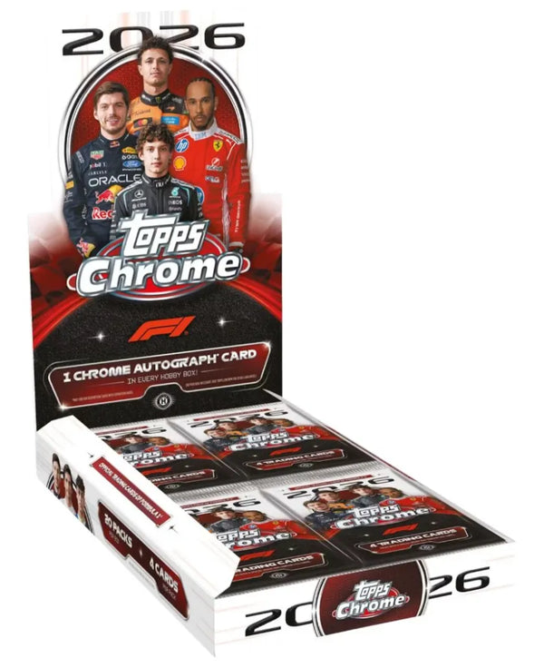 Pre Oder 2026 Topps Chrome Formula One - Hobby Box