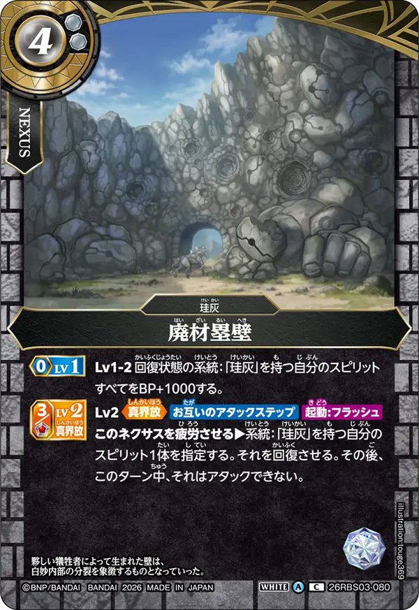26RBS03-080 廃材塁壁 C