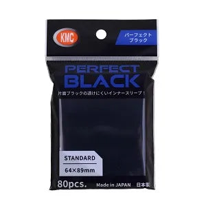 KMC Card Barrier Perfect Black 80pcs