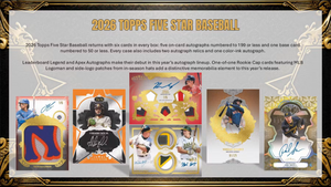 Topps Five Star Baseball 2026 - Hobby Box