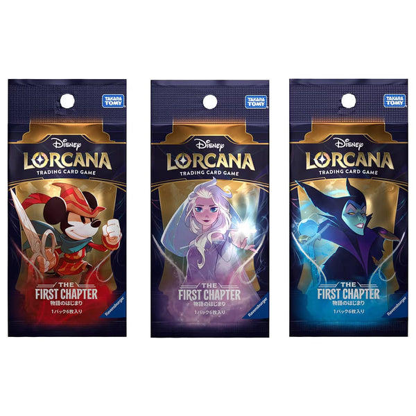 Disney Lorcana TCG 日文版「THE FIRST CHAPTER 物語のはじまり」補充包 BOX-16PACK