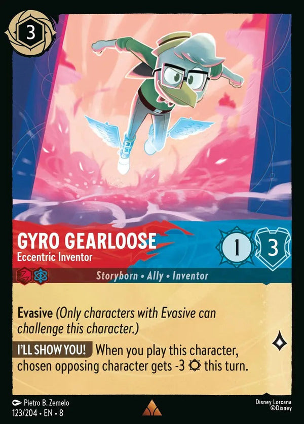 123/204·EN·8 Gyro Gearloose - Eccentric Inventor R
