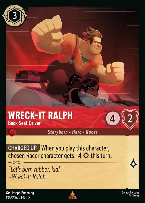 135/204·EN·8 Wreck‐It Ralph - Back Seat Driver R