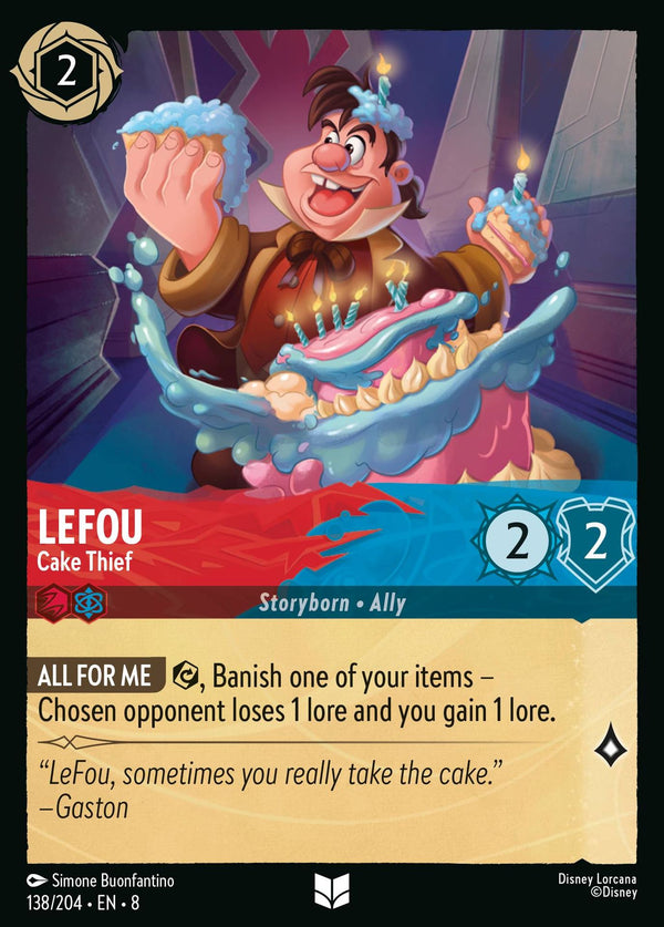 138/204·EN·8 LeFou - Cake Thief U