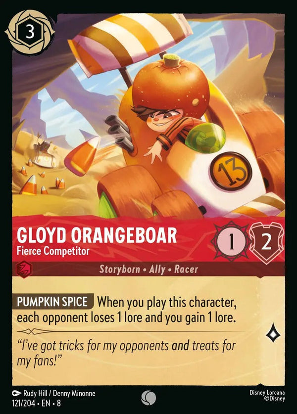 121/204·EN·8 Gloyd Orangeboar - Fierce Competitor C