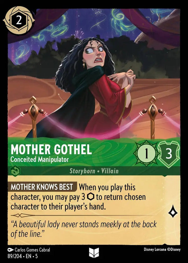 89/204·EN·5 Mother Gothel - Conceited Manipulator U