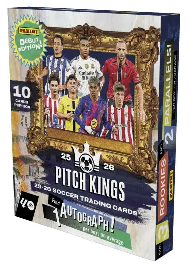2025-26 Panini Pitch King La Liga Soccer International - Hobby Box