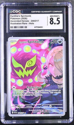 [CGC 9.5] 2026 POKEMON ENGLISH CYNTHIA'S SPIRITOMB 244/217 ILLUSTRATION RARE