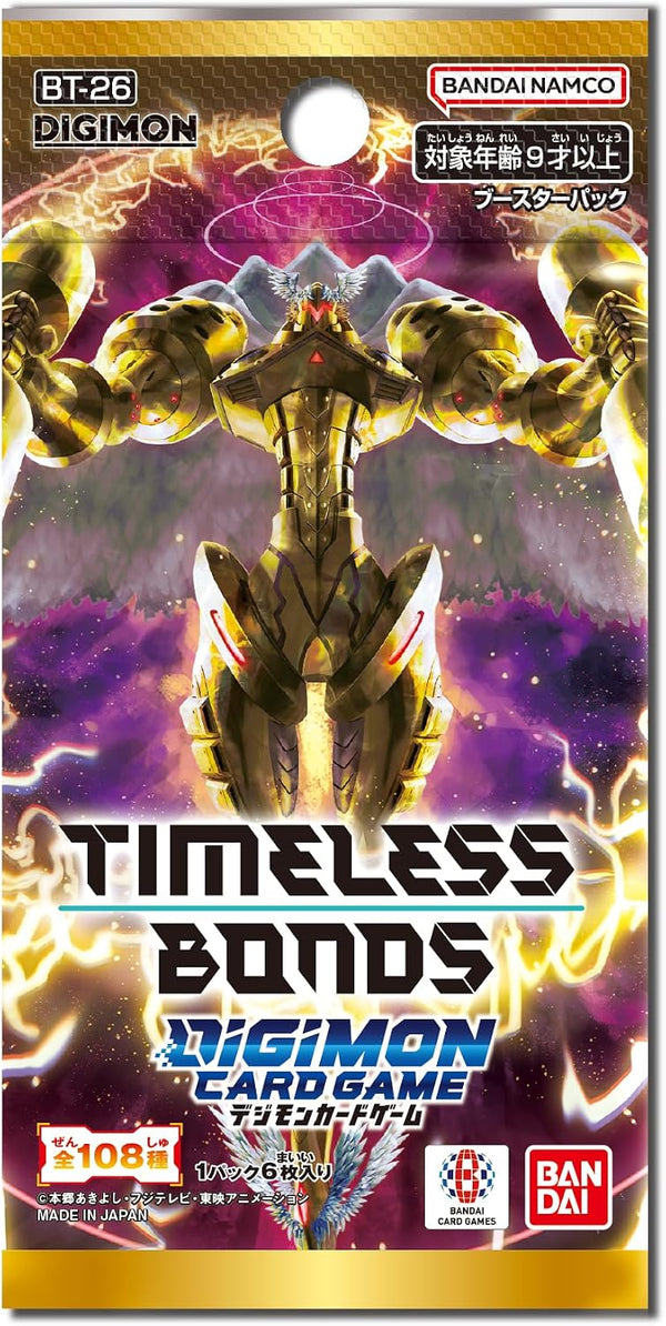 (預訂)[BT-26]數碼暴龍TCG 補充包「TIMELESS BONDS」