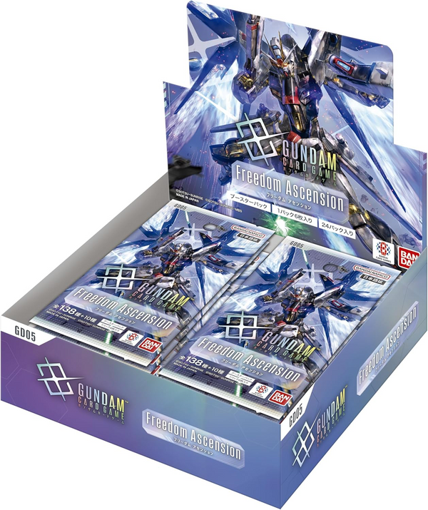 (預訂)[GD05]Gundam Card Game 第5彈 補充包「Freedom Ascension」
