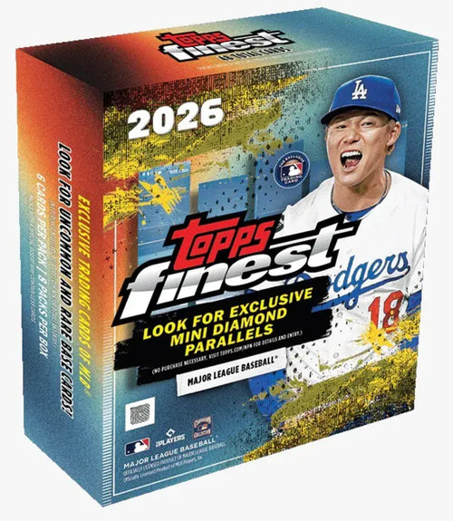 2026 Topps Finest Baseball - Mega Box