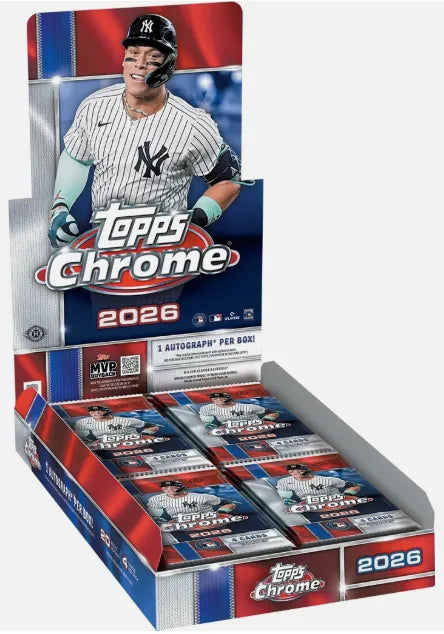 2026 Topps Chrome Baseball - Hobby Box