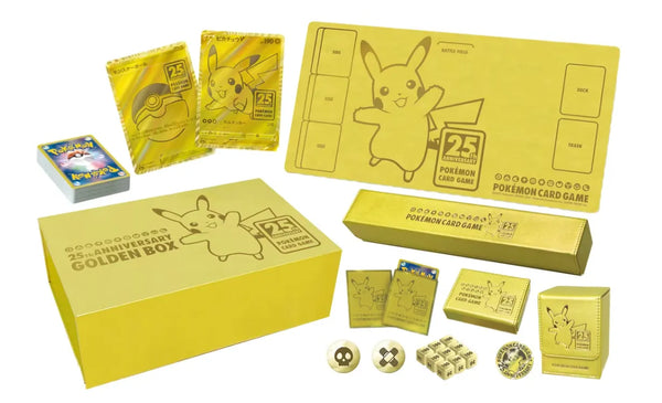Pokemon 25th ANNIVERSARY GOLDEN BOX