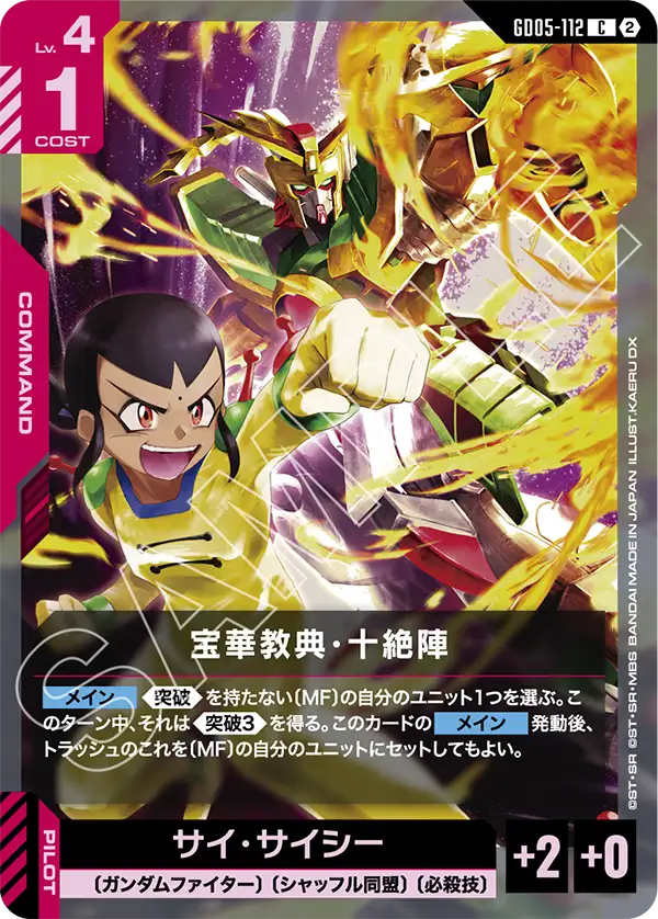 GD05-112 宝華教典・十絶陣 C