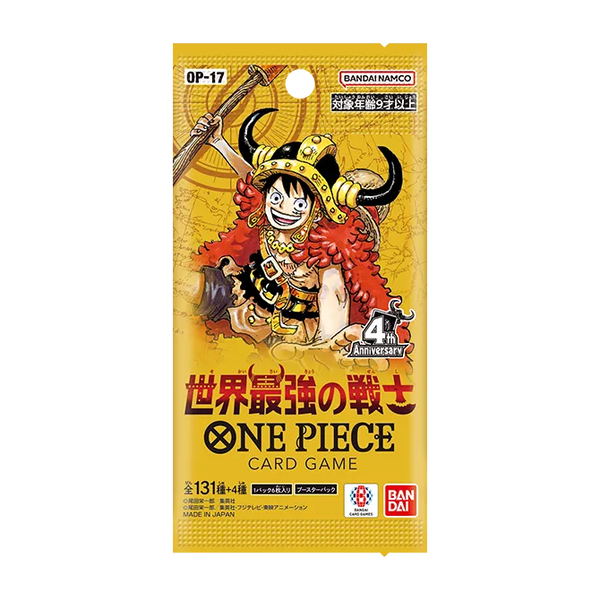 (預訂)[OP-17] ONE PIECE CARD GAME 補充包「世界最強の戦士」