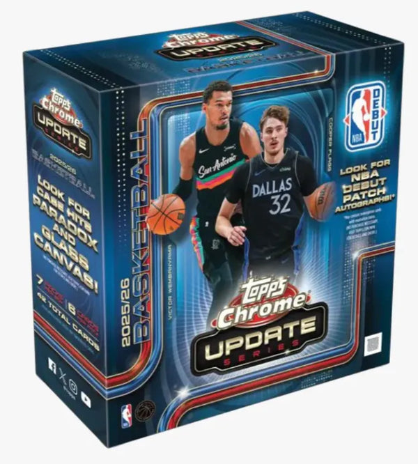 Pre order 2025-26 Topps Chrome Update basketball - Mega Box