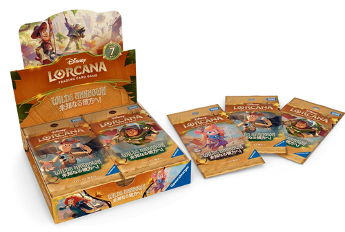 Disney Lorcana TCG 日文版「Wilds Unknown 未知なる彼方へ!」補充包 BOX