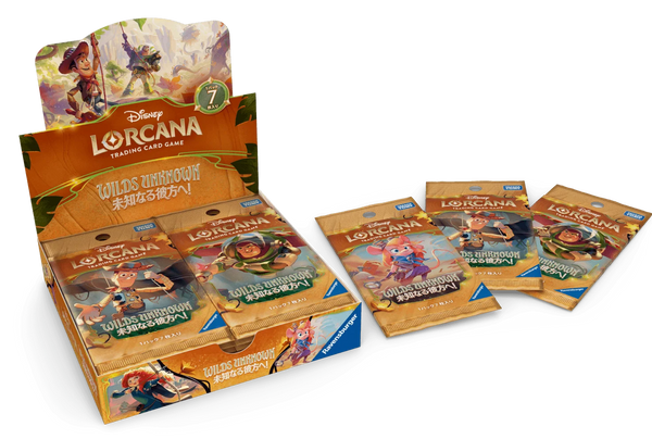 Disney Lorcana TCG 日文版「Wilds Unknown 未知なる彼方へ!」補充包 BOX