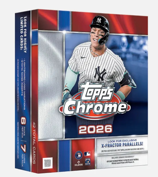 2026 Topps Chrome Baseball - Mega Box