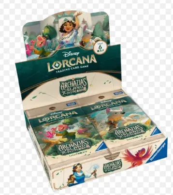 Disney Lorcana TCG 日文版「ARCHAZIAS ISLAND アーケイジアと魔法の島 」補充包 BOX