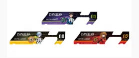 EVANGELION×BEYBLADE X ベイバトルパスシート3枚セットv
