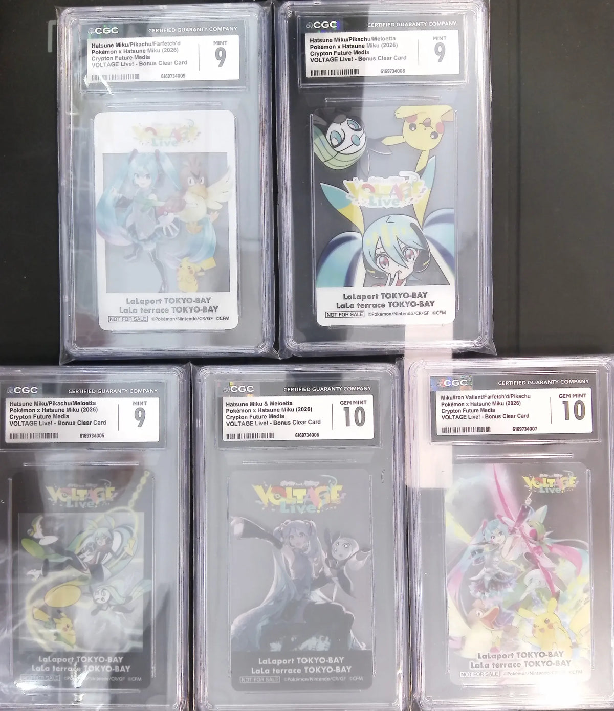 [CGC] 2026 POKEMON X MIKU SET