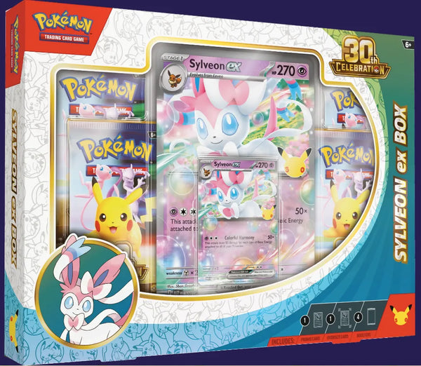 Pre Order Pokemon TCG 美版 30th Celebration Sylveon ex Box