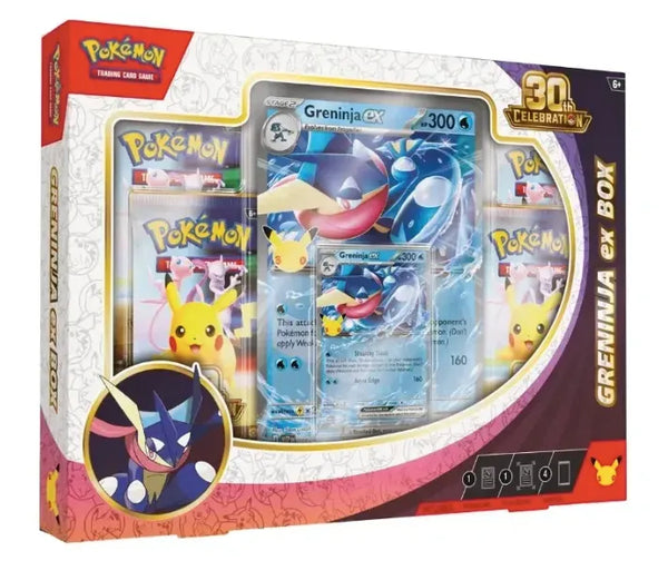 Pre Order Pokemon TCG 美版 30th Celebration Greninja ex Box