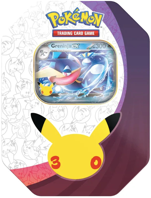 Pre Order Pokemon TCG 美版 30th Celebration Tin - Greninja