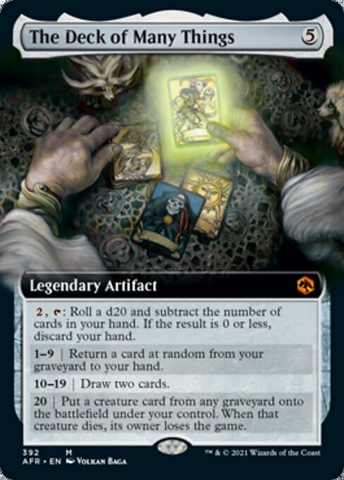 AFR 392 The Deck of Many Things (Extended Art) M