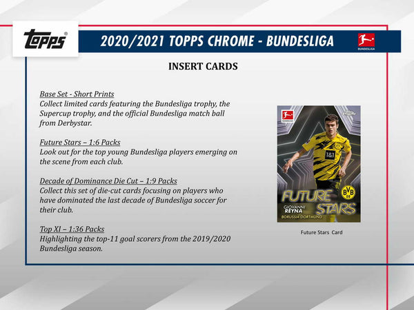 2020-21 Topps Bundesliga Chrome Soccer Hobby - 皇巢卡店 Beehive Trading Card Shop