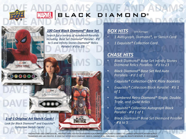 2021 Upper Deck Marvel Black Diamond Hobby Box - 皇巢卡店 Beehive Trading Card Shop