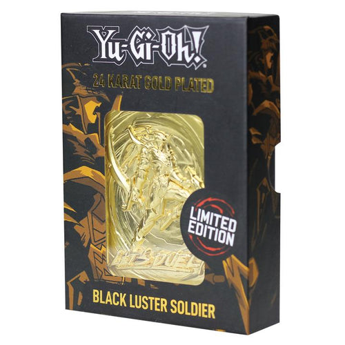 Yu-Gi-Oh! Black Luster Soldier 24K Gold Plated Limited Edition Collectible 