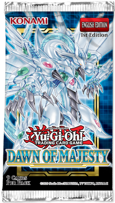 Yu-Gi-Oh! TCG Booster Pack DAMA "Dawn of Majesty" - 1st. Edition 
