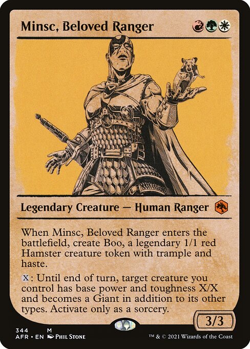 AFR 344 Minsc, Beloved Ranger (Showcase) M